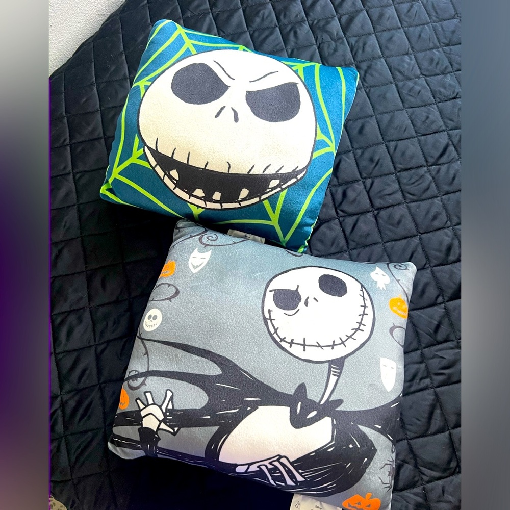 Disney Nightmare Before Christmas Hearts Pillows